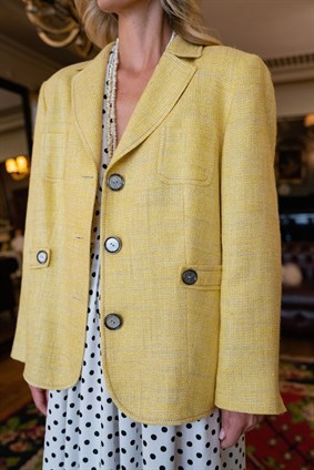 Vintage Sarı Ceket